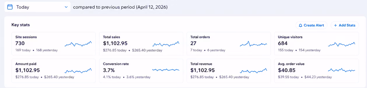 Student store dashboard